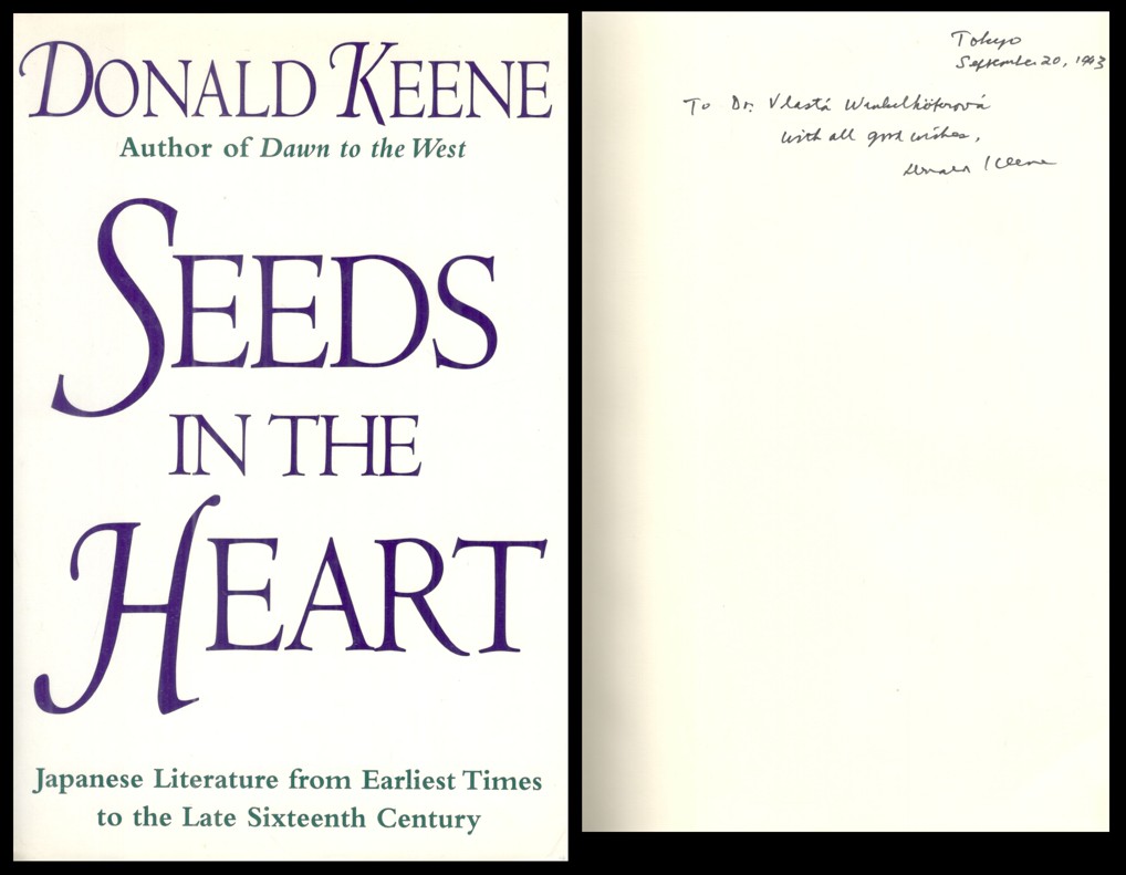 Seeds in the Heart (Japanese Literature from Earliest Times to the